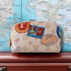 🆕💕LOUIS VUITTON Pochette Cosmetic Bag Dune SS25 Flight Mode Collection • NWT
